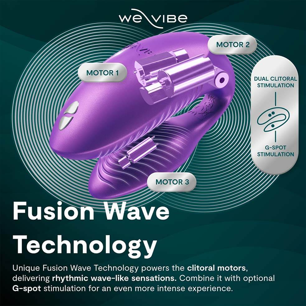 We-Vibe - Chorus Pro Clitoral & G-Spot Couples Vibrator - Cosmic Purple photo-5