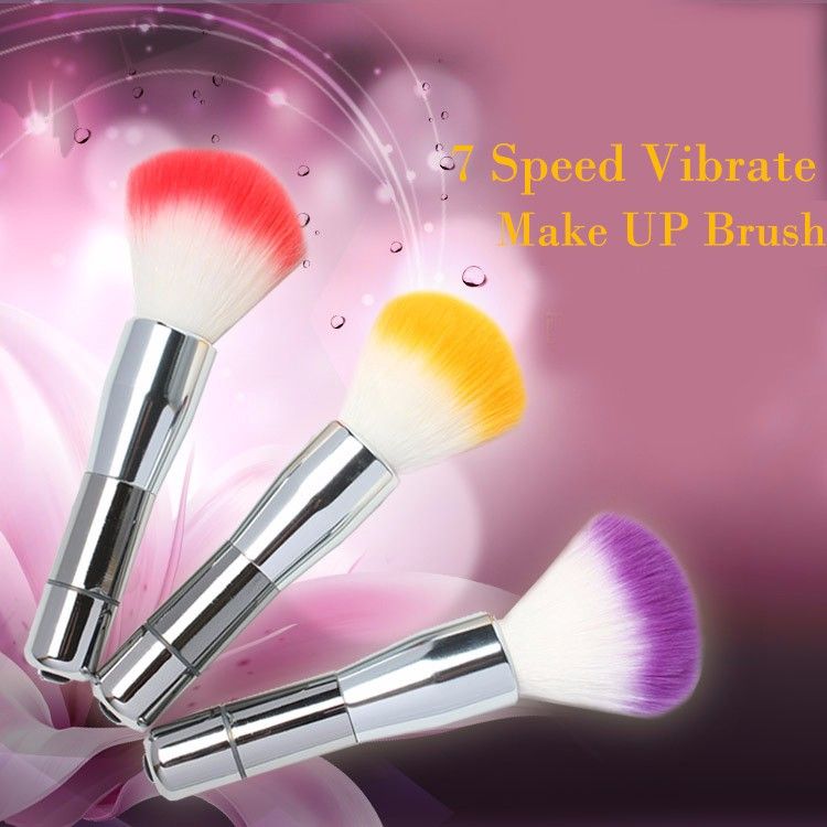 7-Frequency Vibration modes
Material: ABS + Synthetic Ha... Aphrodisia - 7 Functions Vibrating Make Up Brush - Orange photo-9