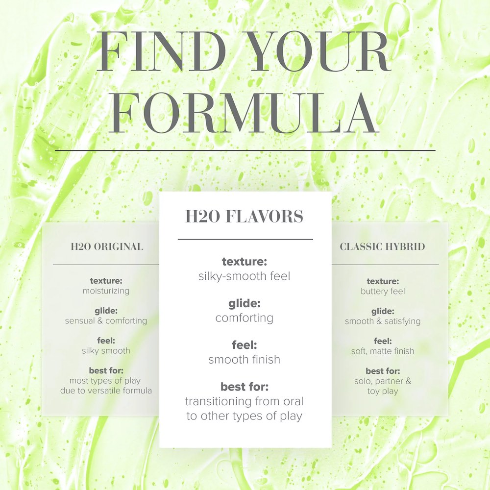 The JO H2O FLAVORED COLLECTION offers a flavorful array of p... JO - H2O Green Apple Lubricant - 30ml photo-5