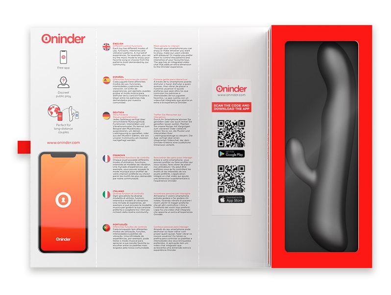 The rabbit vibrator with the best thought design in the worl... Oninder - App Controlled Rotating Rabbit Vibe - Black photo-6