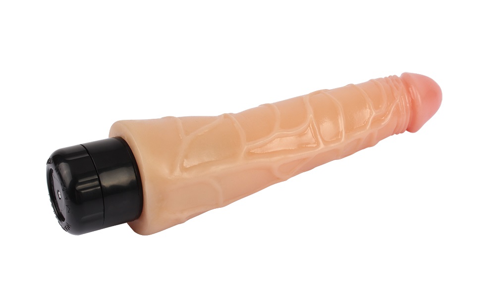 Multi-Speed Vibrations, Waterproof, Phthalates and Latex Fre... Chisa - 9.2" Classic Realistic Vibrator - Flesh photo-5