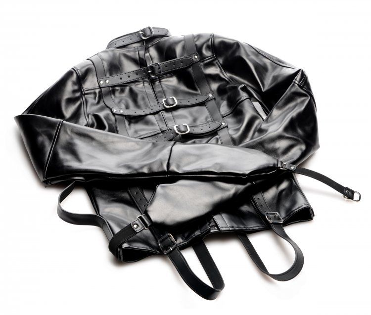 Completely restrain your sub to have your way with them! Thi... Strict - Straight Jacket - Medium - Black photo-3