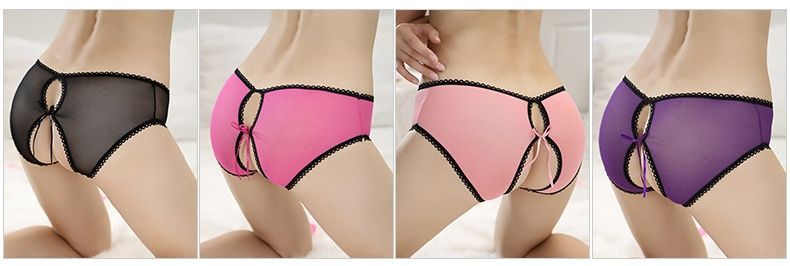 Full-open gear strap panties, 180-degree opening gear, free ... SB - Panties T180 - Purple photo-9