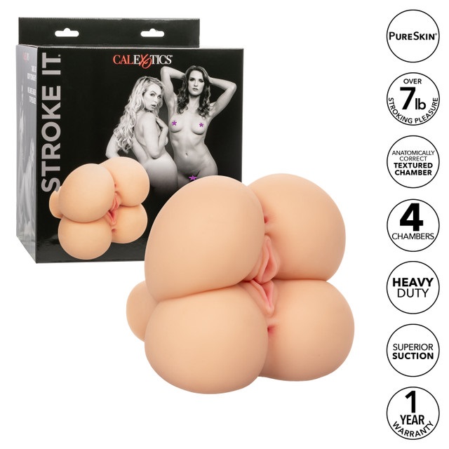 Indulge in ultimate satisfaction with the Stroke It Double F... CEN - Stroke It Double Fuck - Flesh photo-6