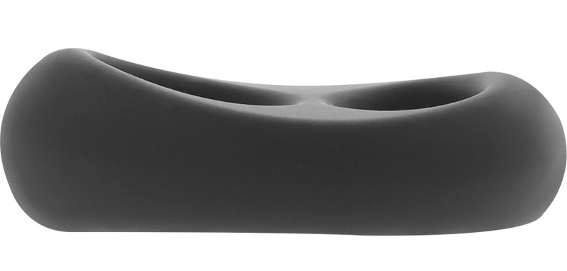 Powering - 超柔韌性 PR13 雙圈陰莖環 - 黑色 照片-4