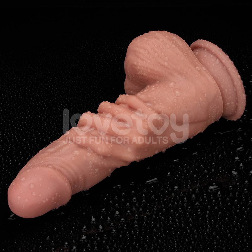 Lovetoy - 10" 握住阴茎大码 - 肉色 照片-12