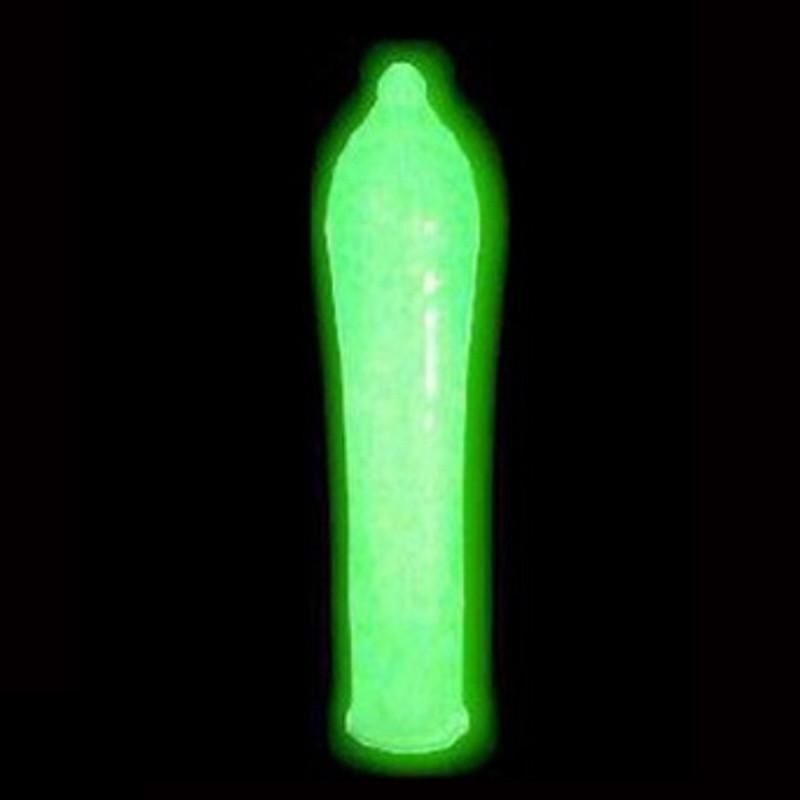 Global Protection - Night Light Glow in the Dark 3's Condom photo-4