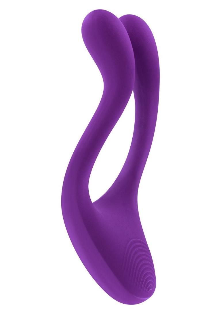 The Icon couples massager by TOYJOY Designer Edition is the ... ToyJoy - Icon Couples Massager - Purple photo-2