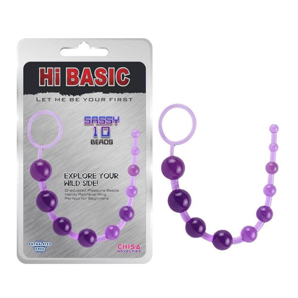 Chisa - Sassy Anal Beads - Purple