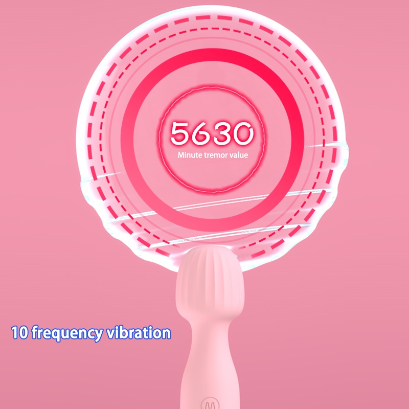 Mini massager with 10 kinds of vibration
Rechargeable li-ba... Secwell - Mini Wand Massager - Pink photo-5
