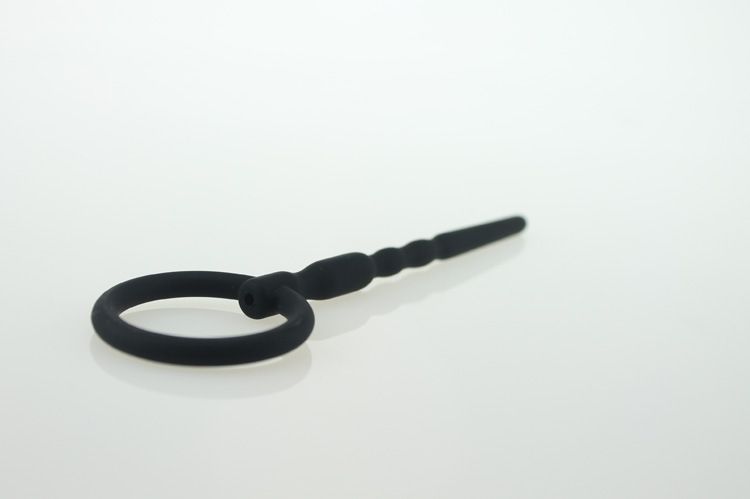 MT - Silicone Urethral Sound 101mm - Black photo-6