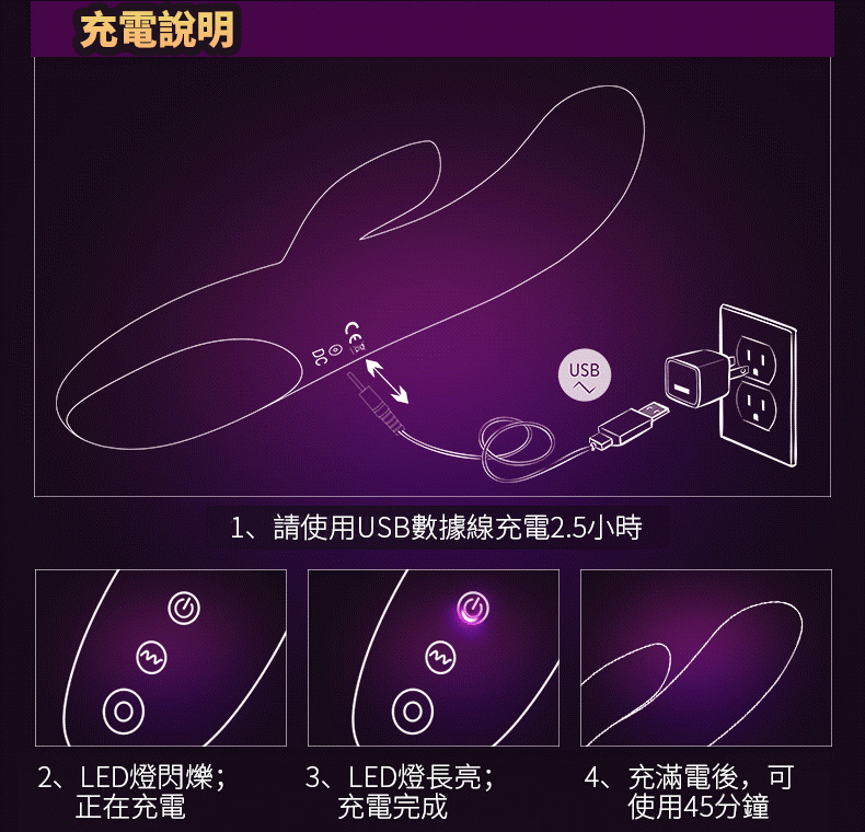 Snow Rabbit combines clitoral stimulation with arousing vibr... MyToys - Snow Rabbit Vibrator- Purple photo-12