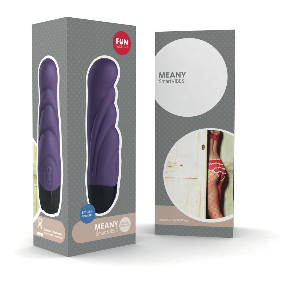 Seriously gorgeous, high-quality smooth silicone multispeed ... Fun Factory - Vibe Meany - Dark Violet photo-6