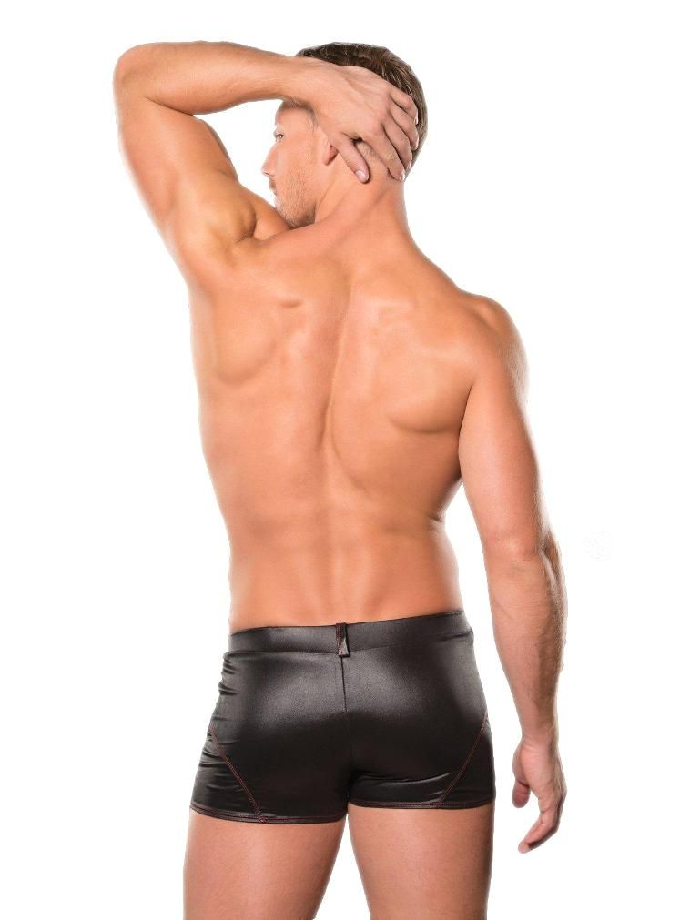 Allure Saucy boxer-briefs with belt loops and racy red, cove... Allure - Boxer Shorts - Black - L/XL photo-2
