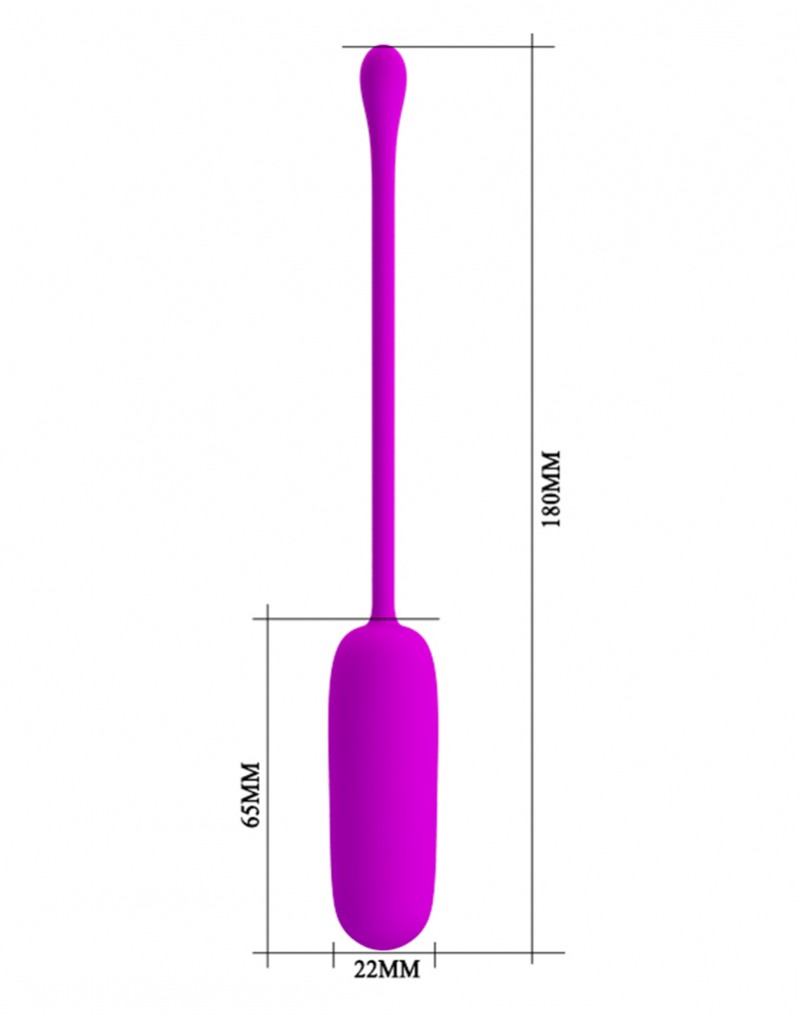 Enjoy where you want with this discreet egg vibrator. It is ... Pretty Love - Joyce Vibrating Egg - Deep Rose photo-7