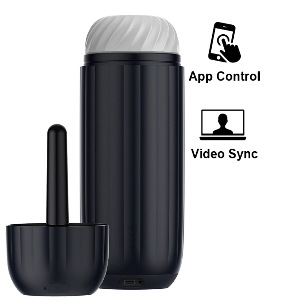 SVAKOM - Sam Neo 2 Pro Interactive Heating Masturbator - Dark Blue