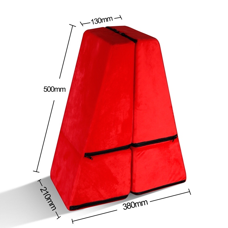 Adjustable various postures adult sex furniture for SM games... MT - Flannel Irregular Love Furniture - Red photo-13