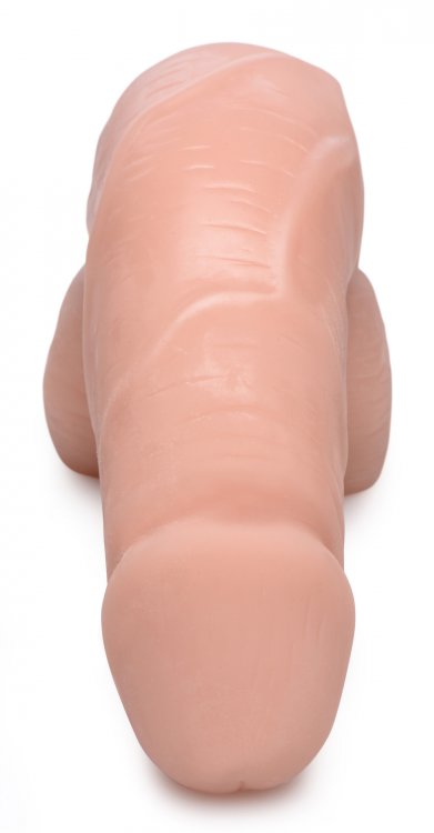 Add a big, long bulge to your lower half with this Large Sof... Strap U - Bulge Packer Dildo L-size - Flesh photo-4