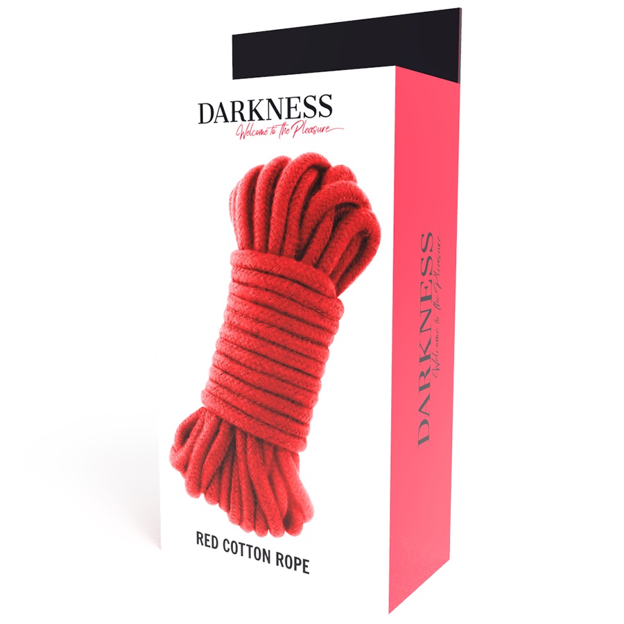 Japanese rope is a rope of domination, to be used in bondage... Darkness - Kinbaku Rope 10m - Red photo-3