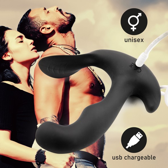 This anal vibrator and G-spot/clitoris stimulator be used by... Feelztoys - Black Jamba Anal Vibrator photo-6