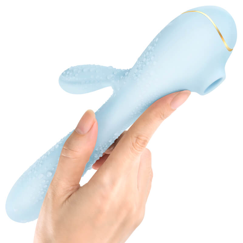 Sucking and double vibrating function
Heating with constant ... Erocome - Apus Rabbit - Blue photo-5