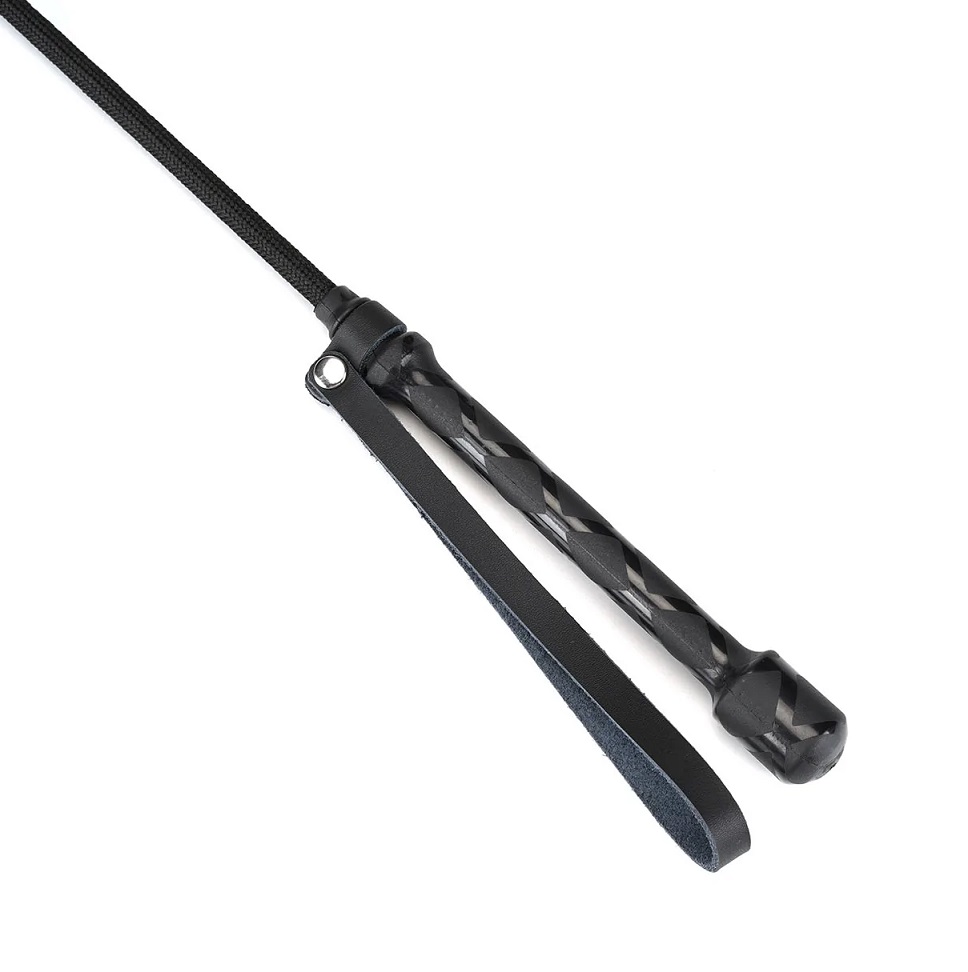 Eco-friendly material, composed of 50% recycled leather and ... Liebe Seele - Black Bond Crop photo-3