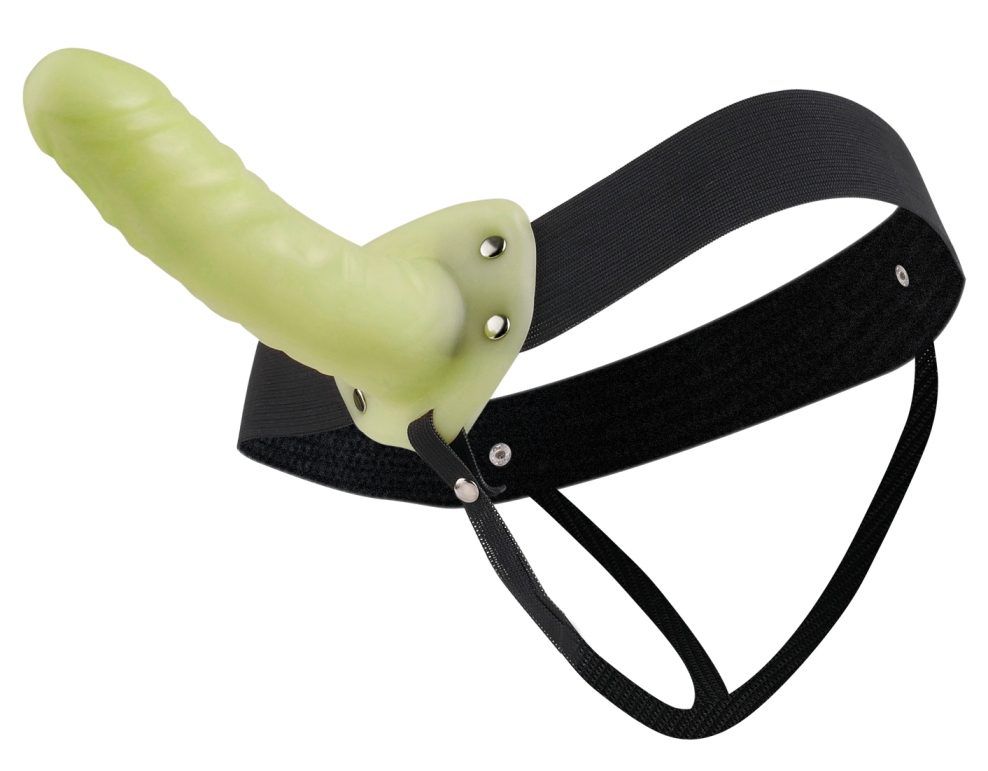 Glow in the Dark Hollow Strap-On For Him or Her
Here is the... Fetish Fantasy - Hollow Strap-On - Yellow photo-8