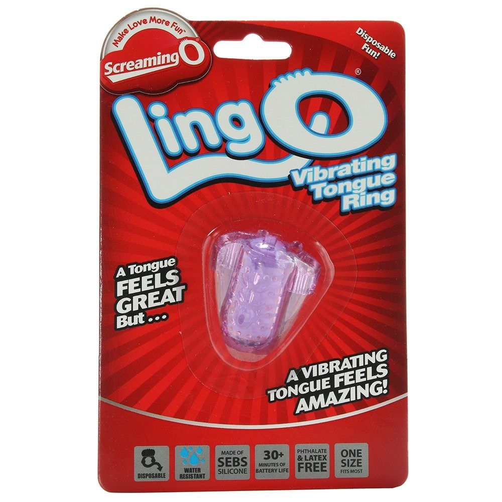 The Ling O turns your tongue into a human vibrator with the ... The Screaming O - The LingO - Purple photo-6