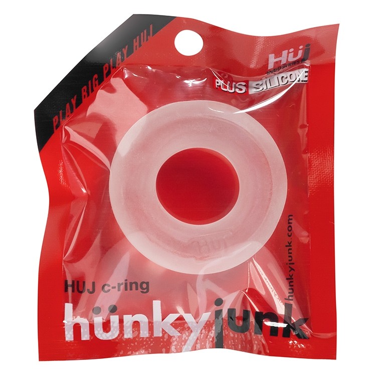 HUJ c-ring, a grippy ring you will want to use and use often... Hunkyjunk - Huj Cock Ring - Ice photo-4