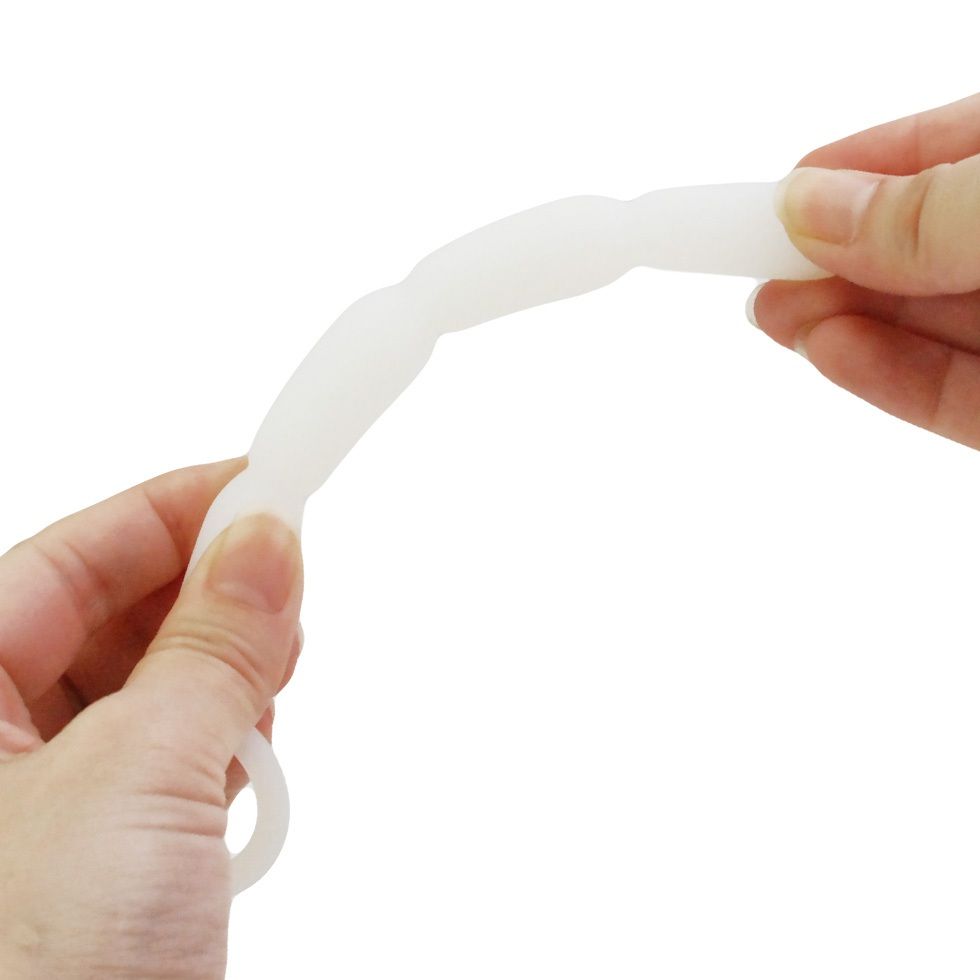 Simulated experiences that feeling when putting suppository!... A-One - Bead - White photo-3