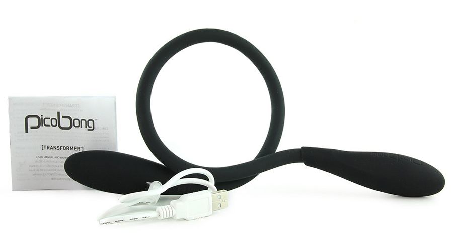 It´s a rabbit vibe, a clitoral massager, a cock-ring, a G-sp... PicoBong - Transformer - Black photo-7