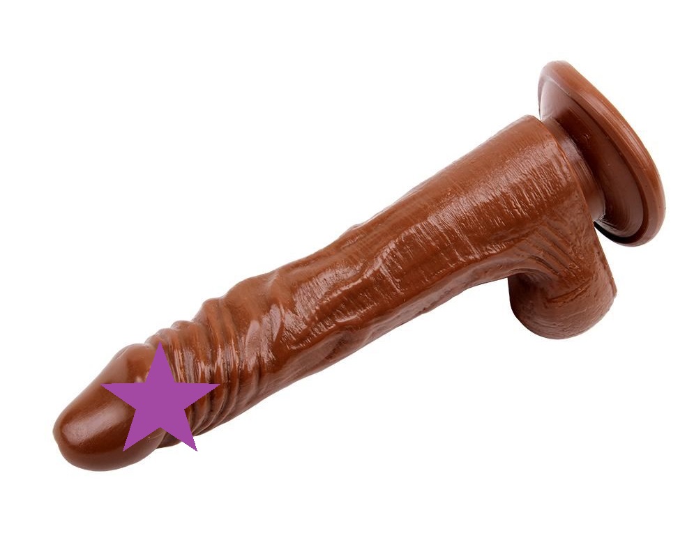 Material:PVC+ABS
Product Size:22cm . Φ3.9cm
Product Weig... Chisa - JAMES DEEN 8.5″ Vibrating And Rotating Dildo - Brown photo-2