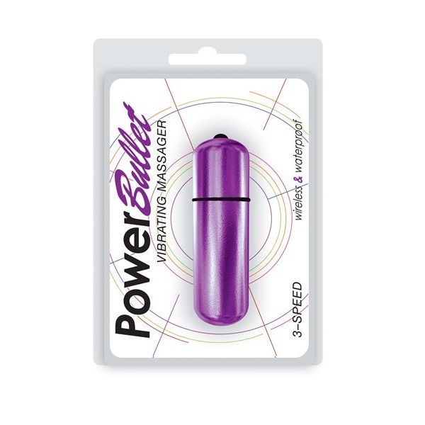 The 3-Speed PowerBullet is our top selling vibrator. Althoug... Power Bullet - 3 Speed Clamshell - Purple photo-2