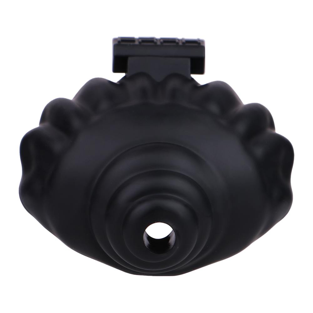 Material: Resin
Cage high: 31mm
Cage length: 47mm &nb... FAAK - Shell Resin Chastity Cage - Black photo-13