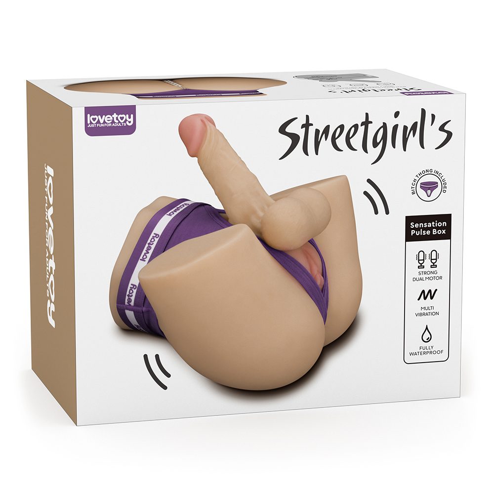 Introducing our exquisitely designed pleasure tool, the Stre... Lovetoy - Streetgirl #19 Sensation Masturbator w Dildo 2.8kg - Flesh photo-13