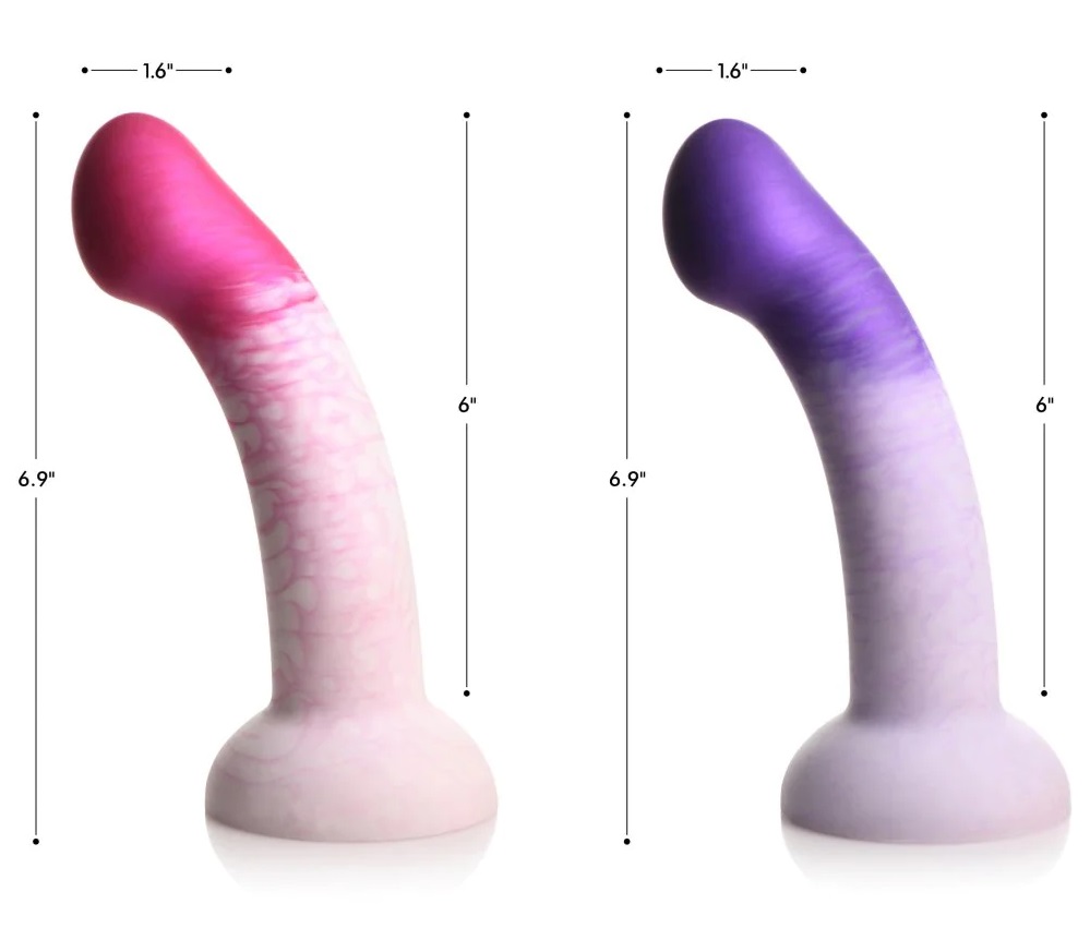 These sweet swirls of purple color dancing with the white ar... Strap U - G-Swirl Dildo - Purple photo-7