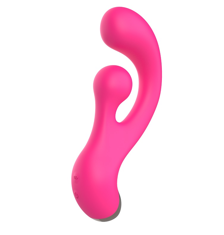 Variable frequency vibration: 10 frequency twisting + 10... Secwell - Sani Wiggle Vibrator - Pink photo-8