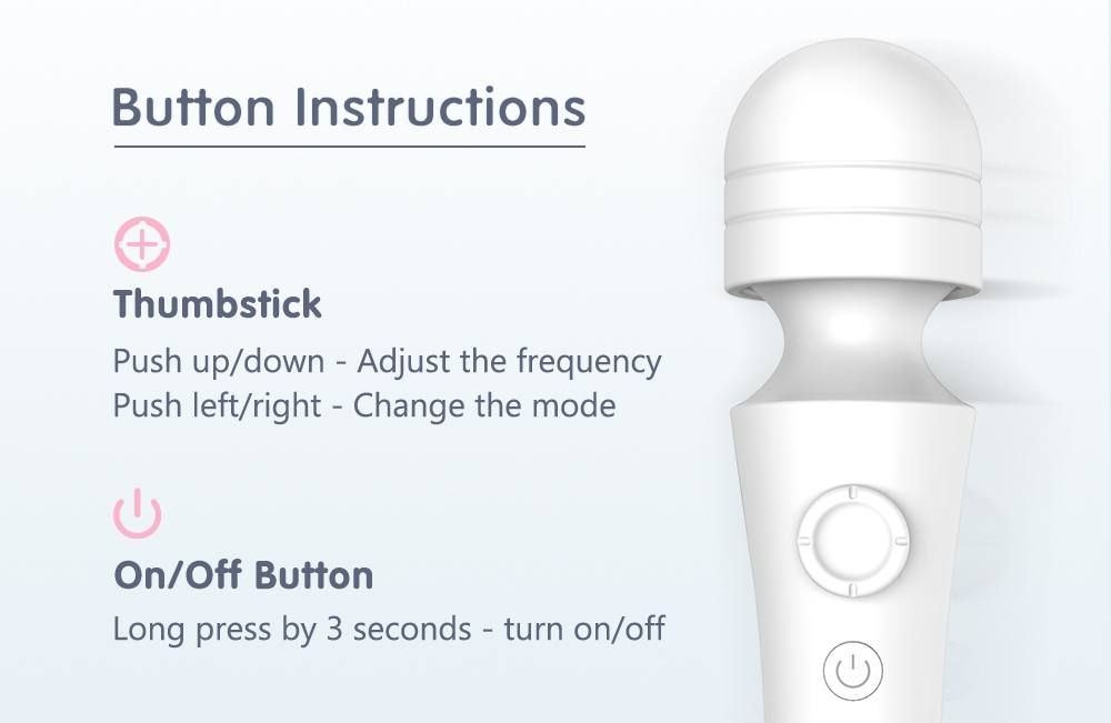 Gradual climax make her fall in and be fascinated little by ... Drywell - Wand Massager - White photo-12