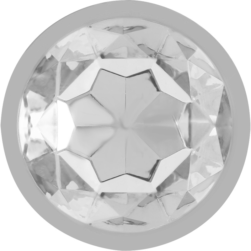 Let your buttocks shine with the anal plug from Intense, dec... Intense - Metal Gem Plug S - Clear photo-2
