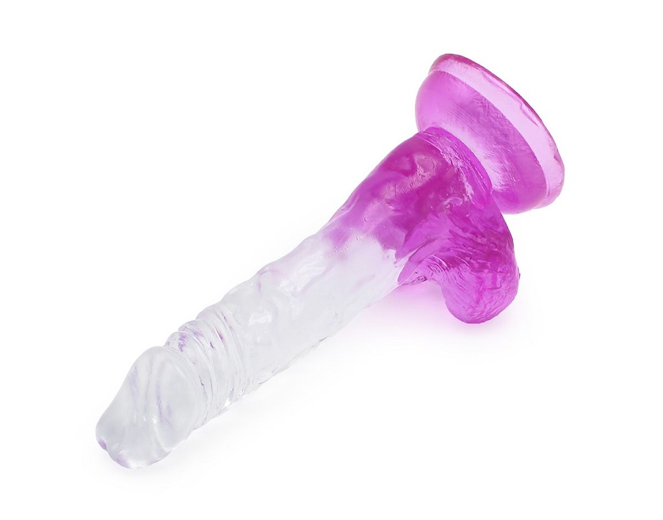 This special transparent dildo has an amazing color mix and ... Kiotos - Realistic Dildo 03 - Purple photo-7