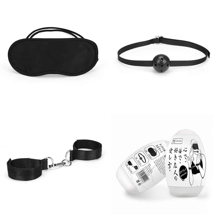 Liebe Seele - Pocket Play Bondage Set - Black