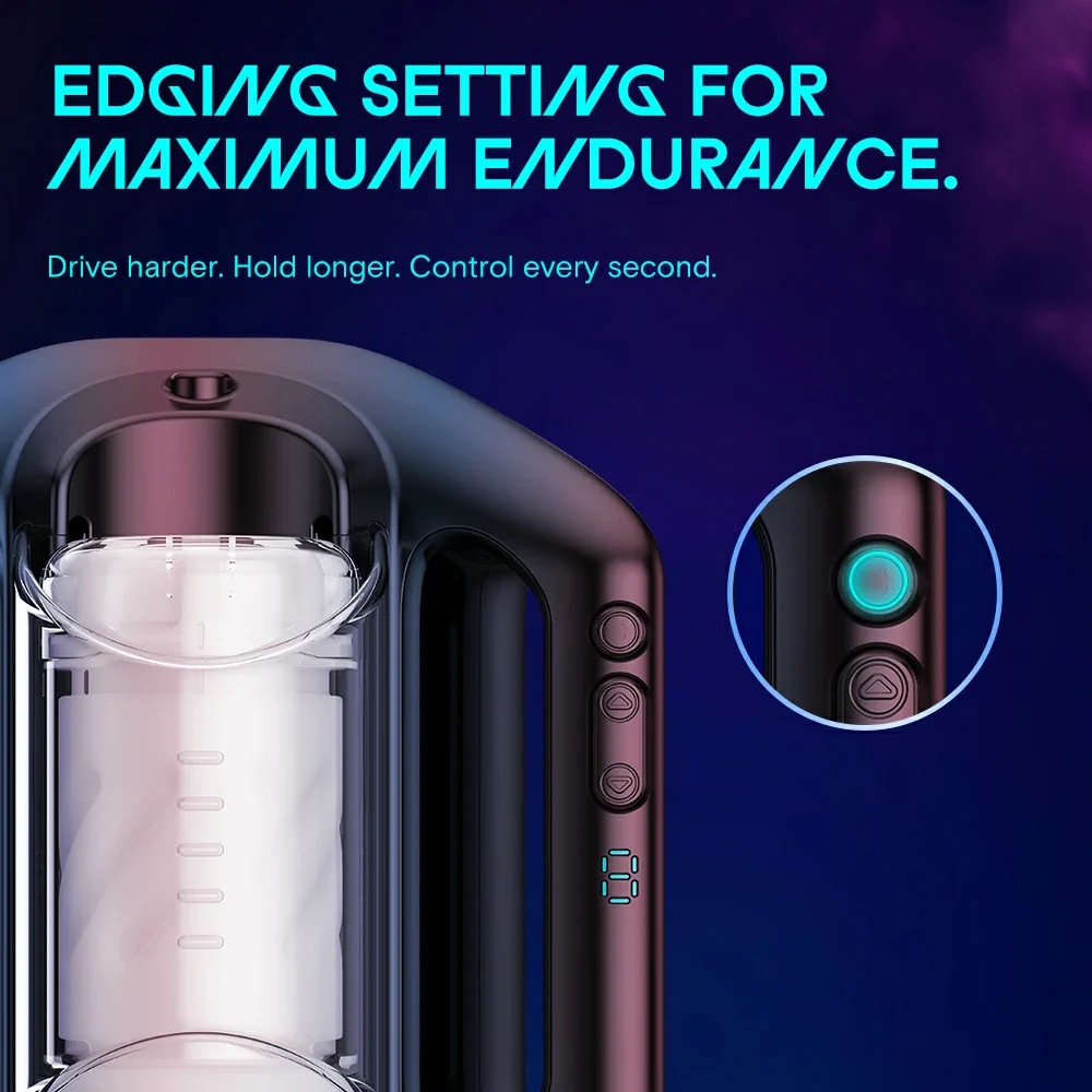 KAOTIK - The Jetpack 旗舰级个性化高速抽插智能飞机杯 - 黑色 照片-11