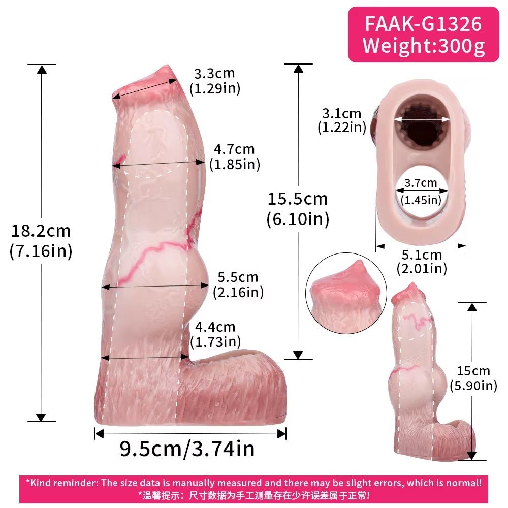 FAAK - Dog Penis Sleeve - Flesh photo-6