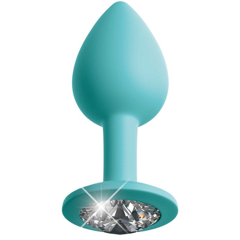 These provocative pleasure panties don’t just look and feel ... Hook Up - Crothless Secret Gem Set - Blue - XL/2XL photo-4