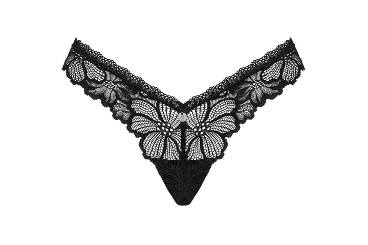 Obsessive - Serafia Panties - Black - XL/2XL photo