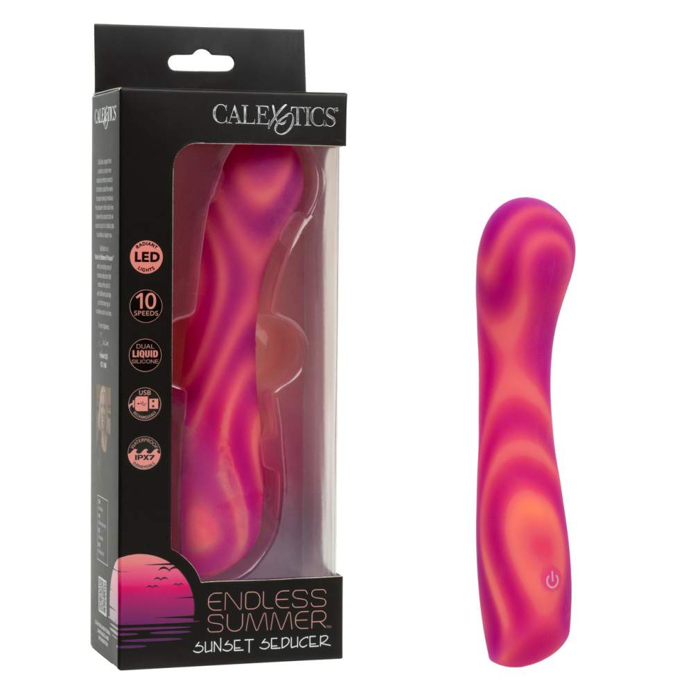 CEN - Sunset Seducer LED Vibrator - Pink 照片-7