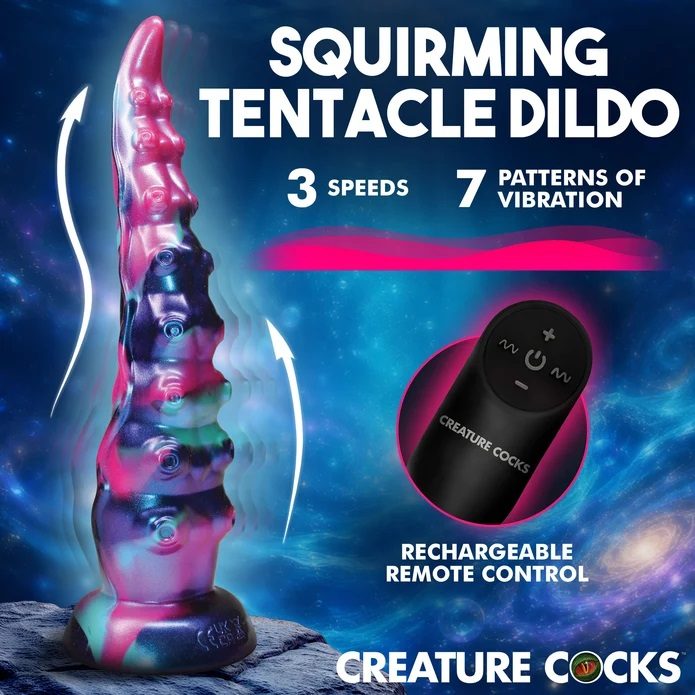 Creature Cocks - Tenta-Squirm 仿海怪触手震动假阳具 照片-3