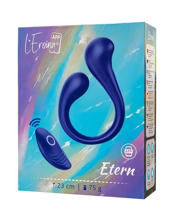 Leroina - Etern APP Multi-Use Vibrator - Blue Leroina - Etern APP Multi-Use Vibrator - Blue 照片-11