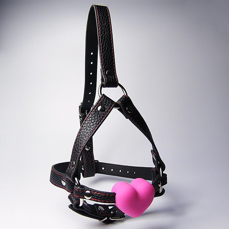 Silicone Harness Ball Gag
Material: High quality PU leathe... XFBDSM - Silicone Harness Ball Gag - Pink photo-2