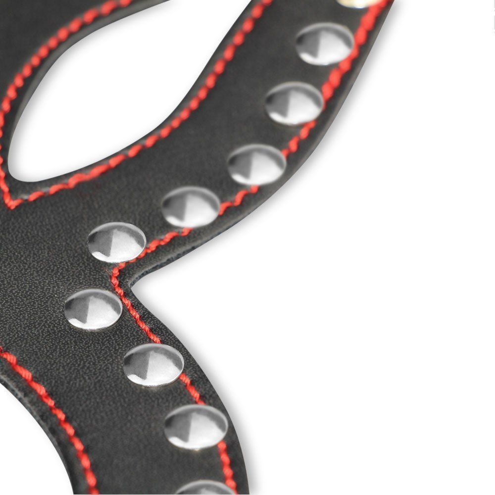 This beautifully crafted masks accentuate your features and ... Lovetoy - Bondage Fetish Masquerade Mask - Black photo-5
